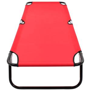 Chaise longue 3000930 Rouge - Métal - 58 x 28 x 190 cm