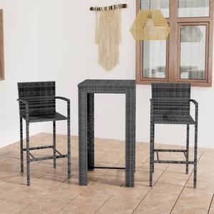 Bistro-Set-k46 ( 3-tlg ) Grau