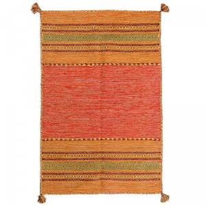 Tapis kilim200x290 TIVE Orange Orange - 200 x 290 cm