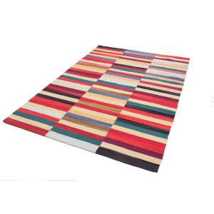 Tapis de salon coton moderne GRICK Fibres naturelles - 140 x 200 cm