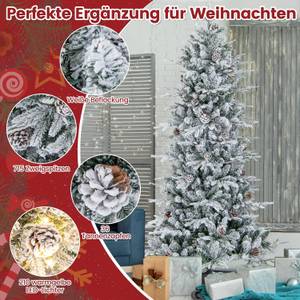 Tannenbaum CM24581DE Weiß - Kunststoff - 110 x 180 x 110 cm