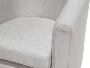 Fauteuil HOLDEN Gris - Gris lumineux - Chêne clair