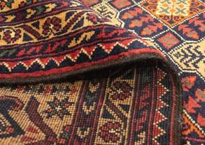 Afghan Teppich - 288 x 198 cm - rot Rot - Kunststoff - 198 x 1 x 288 cm