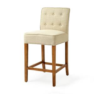 Tabouret de bar Cape Breton lin Flax Beige - Textile - 47 x 101 x 59 cm