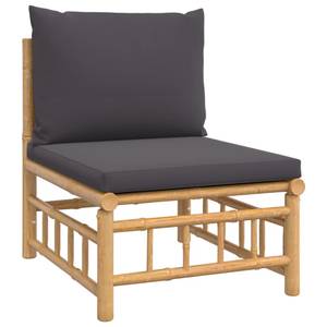 Garten-Lounge-Set 3028492-14 (6-teilig) Braun - Dunkelgrau - Grau