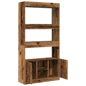 Highboard DE4274 Braun - Holzwerkstoff - 33 x 180 x 92 cm