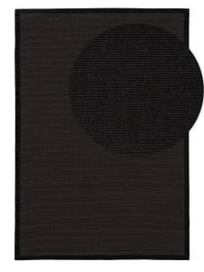 Tapis sisal Sana Noir - 80 x 150 cm