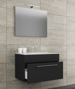 Table de toilette Badinos Noir - Noir brillant