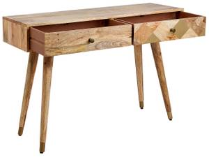 Table d'entrée GLENTANA Marron - Bois massif - 110 x 75 x 35 cm