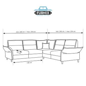 Ecksofa Mindi II Blau