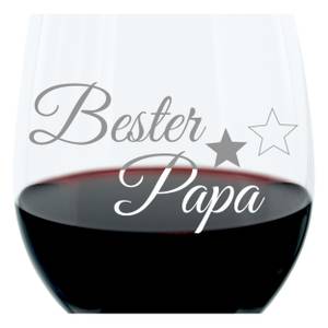 Gravur-Weinglas Bester Papa Glas - 9 x 23 x 9 cm