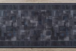 Tapis de Couloir Antidérapant Trib Gris - Textile - 80 x 1 x 140 cm