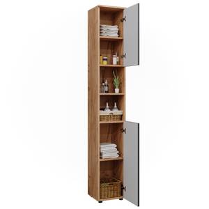 Badschrank Irma 42854 Dunkelgrau - Sonoma Eiche Trüffel Dekor