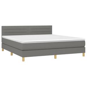 Boxspringbett 3017288-16 Dunkelgrau - Breite: 160 cm