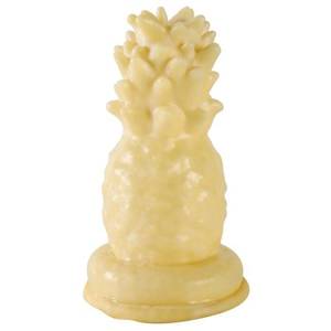 Latexform Kerze - Ananas Kunststoff - 18 x 2 x 18 cm