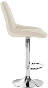 Tabouret de bar Toni Lot de 2 Crème