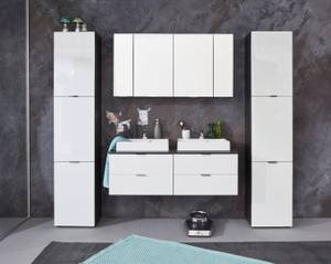 Badschrank ConceptOne Grau - Holz teilmassiv - 40 x 192 x 31 cm