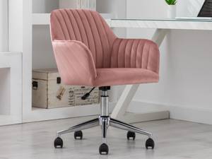 Chaise de bureau ELEANA Rose clair