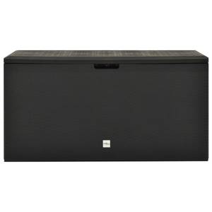 Aufbewahrungsbox Grau - Kunststoff - Polyrattan - 114 x 60 x 114 cm