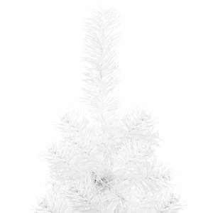 Demi-arbre de noël artificiel Blanc - 61 x 240 x 61 cm