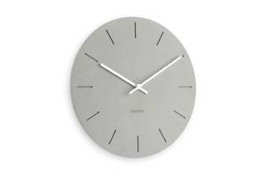 Design Wanduhr THE URBAN. Grau - Holzwerkstoff - 28 x 28 x 1 cm