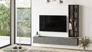 Meuble tv LUVIO RTV175 3D Gris