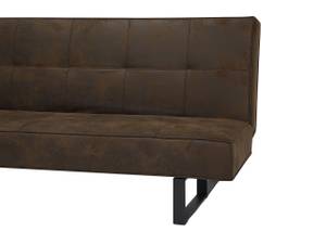 3-Sitzer Sofa DERBY Schwarz - Braun - Dunkelbraun