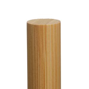 Dérouleur essuie-tout rond en bambou Marron - Bambou - 12 x 28 x 12 cm