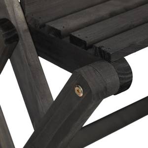 Étagère pour fleurs noir en bois Noir - Bois manufacturé - 90 x 86 x 55 cm