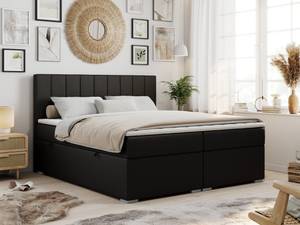 Boxspringbett ALLY Breite: 180 cm - H3 - Kunstleder