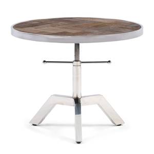 Couchtisch Kirkwood Silber - Massivholz - 60 x 50 x 60 cm