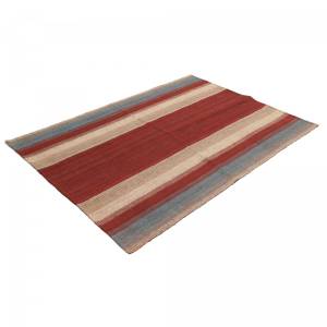 Tapis d'orient KILIM C Fourrure véritable - 133 x 7 x 182 cm