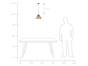 Lampe suspension DARYA Blanc - Métal - 26 x 119 x 26 cm