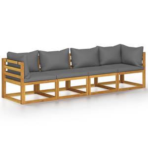 Gartensofa 3009697-24 Grau - Massivholz - Holzart/Dekor - 70 x 60 x 70 cm