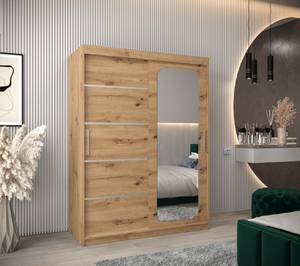 Armoire à portes coulissantes promo v2 Imitation chêne - Largeur : 150 cm - 2 porte