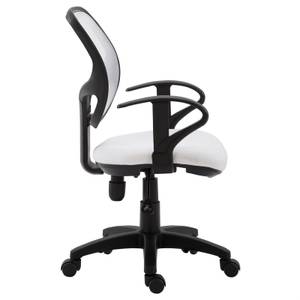 Chaise de bureau COOL Blanc - Matière plastique - 58 x 97 x 58 cm