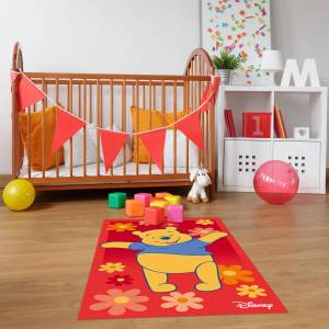 Tapis enfant WINNIE H Rouge - Matière plastique - 50 x 4 x 80 cm