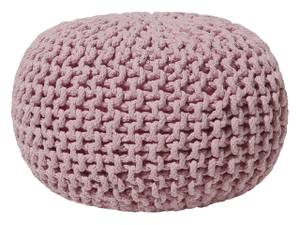 Pouf CONRAD Rose foncé - 40 x 25 x 40 cm