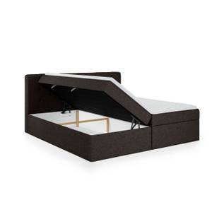 Boxspringbett Doppelbett Merano Dunkelbraun - Breite: 200 cm