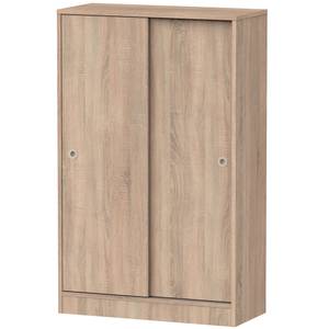 Armoire Rangement Nova Cam BRI-6107 Marron - Bois manufacturé - Matière plastique - 74 x 120 x 33 cm