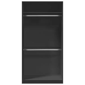 Kleiderschrank 298537-6 Schwarz - Breite: 100 cm