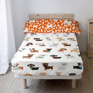 Dogs Bettlaken-set Textil - 1 x 160 x 270 cm