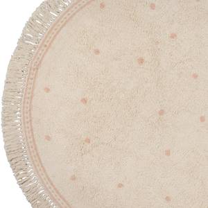 Teppich Emma Pink - Naturfaser - 130 x 1 x 130 cm