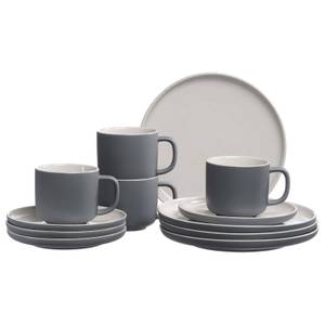 Kaffeeservice Jasper 12er Set Grau