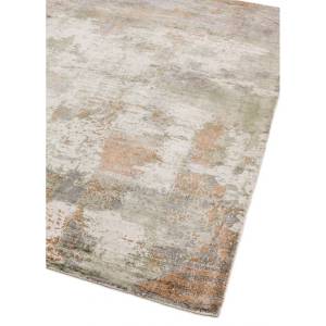 Tapis de salon moderne fait main BYGAT Orange - 120 x 170 cm