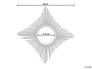 Wandspiegel MAJENE Schwarz