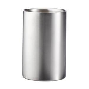 Flaschenkühler Edelstahl Silber - Metall - 12 x 18 x 12 cm