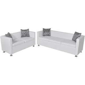 Canapé 3002827-4 (lot de 2) Blanc