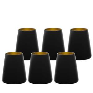 Becher Power 6er Set Schwarz - Gold