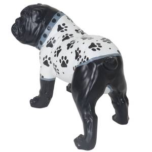 Deko Figur Bulldogge Schwarz - Stein - 21 x 25 x 19 cm